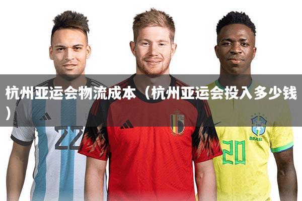 杭州亚运会物流成本(杭州亚运会投入多少钱)