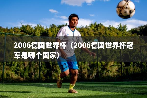 2006德国世界杯（2006德国世界杯冠军是哪个国家）